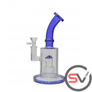 CURVED  NECK JELLYFISH WATERPIPE 9inch